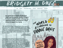 Tablet Screenshot of bridgettdavis.com